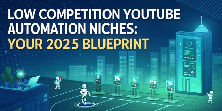 Low Competition YouTube Automation Niches: Your 2025 Blueprint 