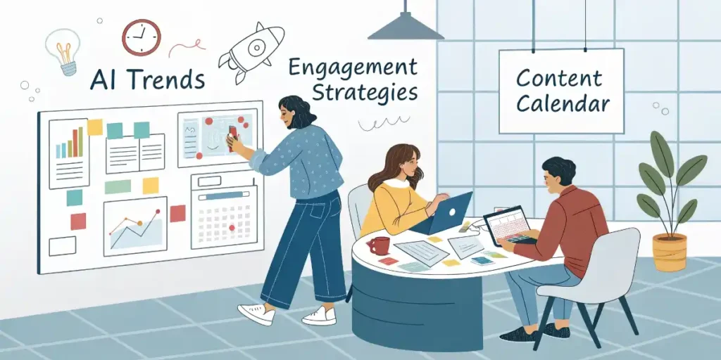 Strategic planning visuals for Creating Viral AI-Generated YouTube Content
