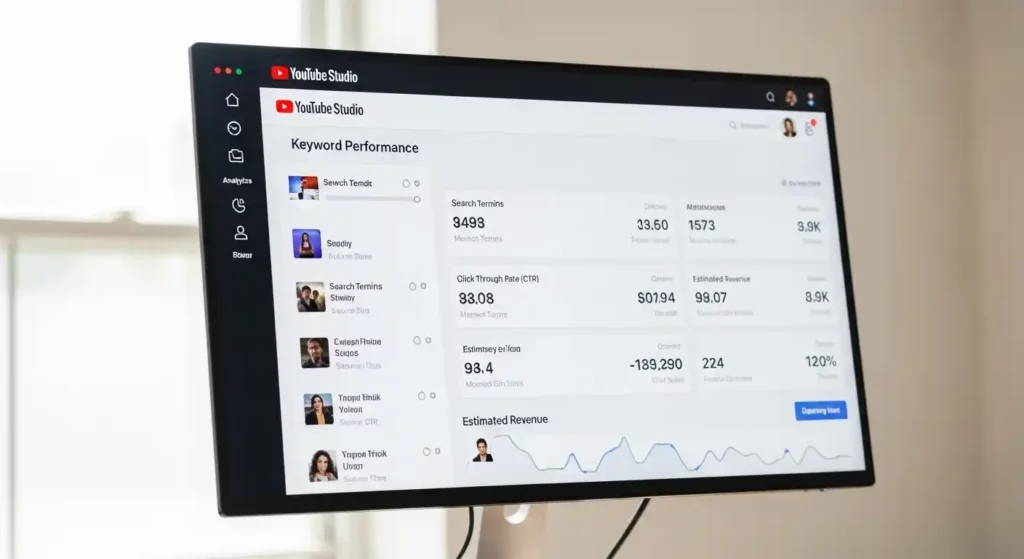 keyword search for youtube automation