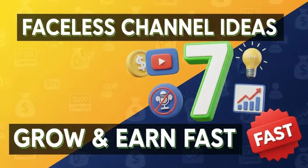Faceless YouTube Channel Ideas to Grow