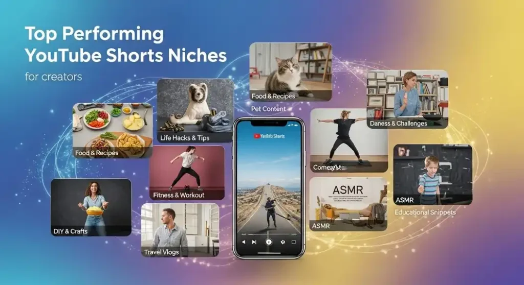 Top Performing YouTube Shorts Niches for 2025